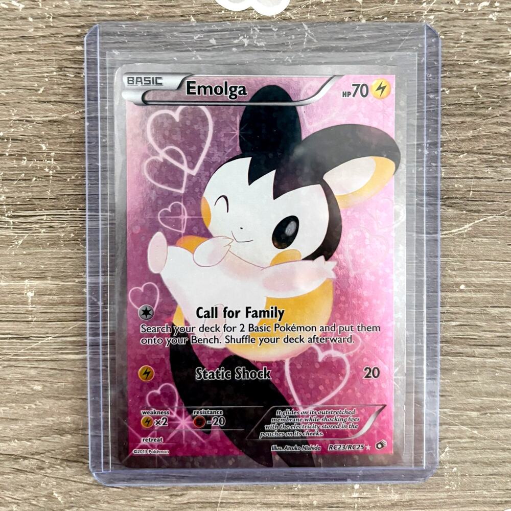 Emolga (Full Art) RC23/RC25 Legendary Treasures Pokemon Radiant Collection LP